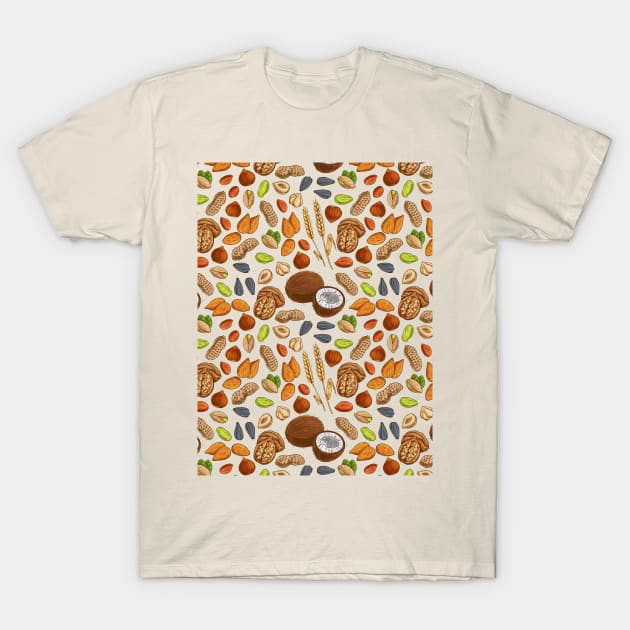 Seamless Pattern Peanuts T-Shirt by DewaJassin